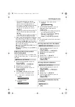 Preview for 33 page of Panasonic KX-TG9391C Operating Instructions Manual