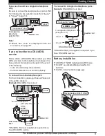 Предварительный просмотр 9 страницы Panasonic KX-TG9471 Operating Instructions Manual