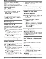 Предварительный просмотр 16 страницы Panasonic KX-TG9471 Operating Instructions Manual