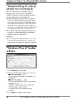 Предварительный просмотр 22 страницы Panasonic KX-TG9471 Operating Instructions Manual