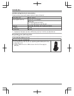 Предварительный просмотр 4 страницы Panasonic KX-TG9471C Operating Instructions Manual