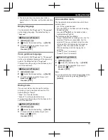 Предварительный просмотр 15 страницы Panasonic KX-TG9471C Operating Instructions Manual