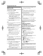 Предварительный просмотр 16 страницы Panasonic KX-TG9471C Operating Instructions Manual