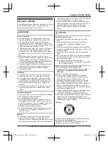 Preview for 7 page of Panasonic KX-TG9581 Operating Instructions Manual