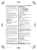 Preview for 21 page of Panasonic KX-TG9581 Operating Instructions Manual