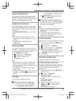 Preview for 25 page of Panasonic KX-TG9581 Operating Instructions Manual