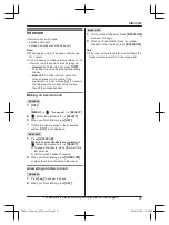 Preview for 31 page of Panasonic KX-TG9581 Operating Instructions Manual