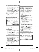 Preview for 34 page of Panasonic KX-TG9581 Operating Instructions Manual