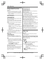 Preview for 54 page of Panasonic KX-TG9581 Operating Instructions Manual