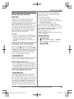 Preview for 69 page of Panasonic KX-TG9581 Operating Instructions Manual