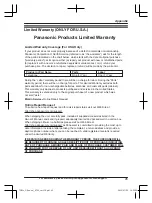 Preview for 95 page of Panasonic KX-TG9581 Operating Instructions Manual