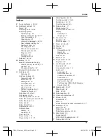 Preview for 97 page of Panasonic KX-TG9581 Operating Instructions Manual