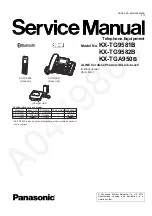 Panasonic KX-TG9581B Service Manual preview