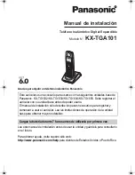 Panasonic KX-TGA101 (Spanish) Manual De Instalación preview