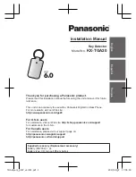 Panasonic KX-TGA20 Installation Manual preview