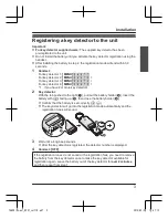 Preview for 3 page of Panasonic KX-TGA20 Installation Manual