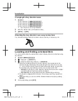 Preview for 4 page of Panasonic KX-TGA20 Installation Manual