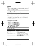 Preview for 6 page of Panasonic KX-TGA20 Installation Manual