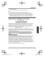 Preview for 33 page of Panasonic KX-TGA20 Installation Manual