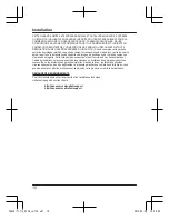 Preview for 34 page of Panasonic KX-TGA20 Installation Manual