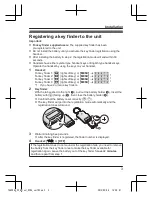 Preview for 3 page of Panasonic KX-TGA20AZ Installation Manual