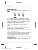 Preview for 8 page of Panasonic KX-TGA20AZ Installation Manual