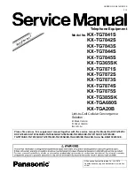 Предварительный просмотр 111 страницы Panasonic KX-TGA20B Service Manual