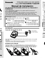 Предварительный просмотр 7 страницы Panasonic KX-TGA230 Installation Manual