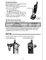 Preview for 2 page of Panasonic KX-TGA230B Installation Manual