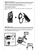 Preview for 4 page of Panasonic KX-TGA230B Installation Manual