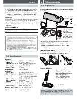 Предварительный просмотр 7 страницы Panasonic KX-TGA273S - Cordless Extension Handset Operating Instructions Manual