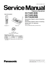 Panasonic KX-TGA280BXS Service Manual preview