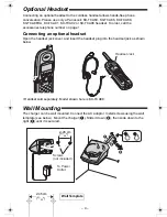 Preview for 4 page of Panasonic KX-TGA290B - 2.4 GHz FHSS GigaRange Cordless Handset Operating Instructions Manual