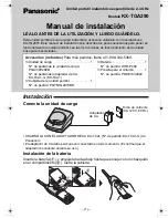 Preview for 7 page of Panasonic KX-TGA290B - 2.4 GHz FHSS GigaRange Cordless Handset Operating Instructions Manual