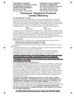 Preview for 11 page of Panasonic KX-TGA290B - 2.4 GHz FHSS GigaRange Cordless Handset Operating Instructions Manual