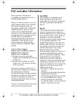 Preview for 6 page of Panasonic KX-TGA300B - Cordless Extension Handset Installation Manual