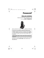 Предварительный просмотр 9 страницы Panasonic KX-TGA301C Installation Manual