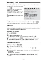 Preview for 4 page of Panasonic KX-TGA400B - Cordless Extension Handset Operating Instructions Manual