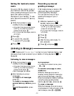 Preview for 9 page of Panasonic KX-TGA400B - Cordless Extension Handset Operating Instructions Manual