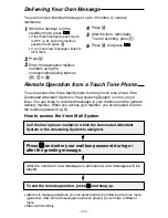 Preview for 10 page of Panasonic KX-TGA400B - Cordless Extension Handset Operating Instructions Manual