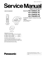 Preview for 1 page of Panasonic KX-TGA403LAT Service Manual
