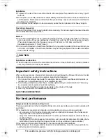 Preview for 6 page of Panasonic KX-TGA407 Installation Manual