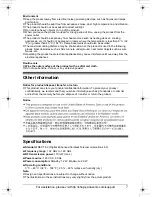 Preview for 7 page of Panasonic KX-TGA407 Installation Manual