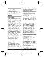 Preview for 7 page of Panasonic KX-TGA470 Operating Instructions Manual