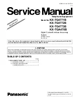 Preview for 102 page of Panasonic KX-TGA470B Service Manual