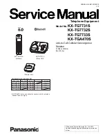 Preview for 1 page of Panasonic KX-TGA470S Service Manual