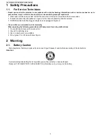 Preview for 4 page of Panasonic KX-TGA470S Service Manual