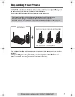 Preview for 3 page of Panasonic KX-TGA520 - 5.8 GHz FHSS Cordless Expansion Handset Operating Instructions Manual