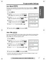 Preview for 17 page of Panasonic KX-TGA520 - 5.8 GHz FHSS Cordless Expansion Handset Operating Instructions Manual