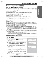 Preview for 19 page of Panasonic KX-TGA520 - 5.8 GHz FHSS Cordless Expansion Handset Operating Instructions Manual